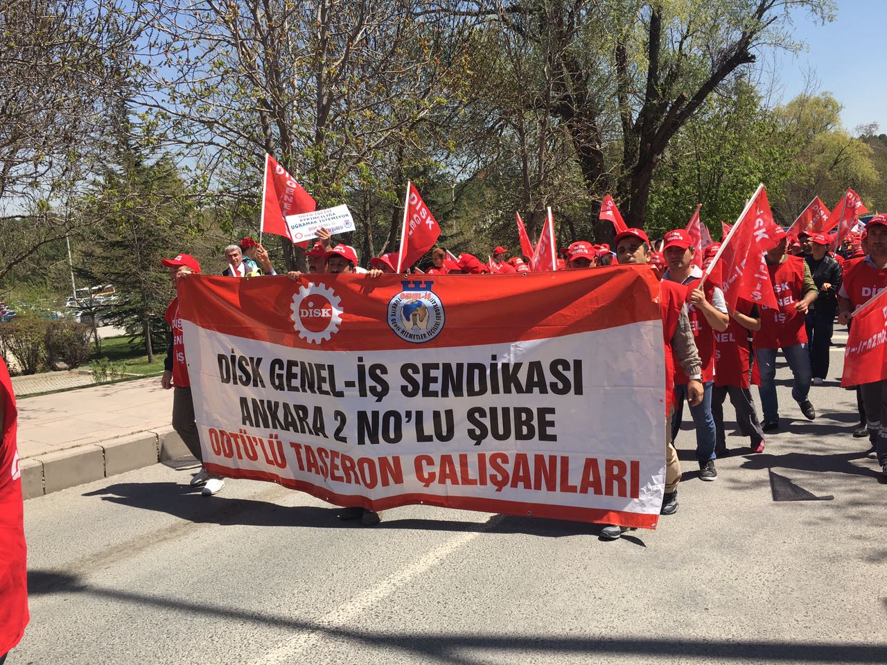 ODTÜ’de 1 Mayıs Hazırlığı ODTÜ’de