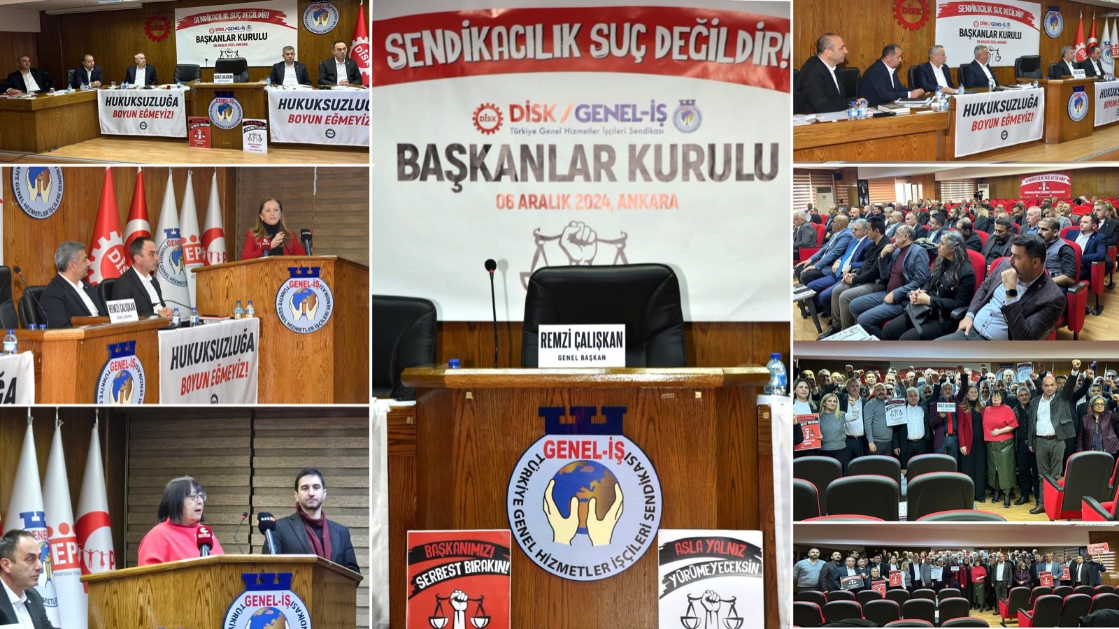 DİSK/GENEL-İŞ BAŞKANLAR KURULU SONUÇ BİLDİRGESİ (06.12.2024) DİSK/GENEL-İŞ
