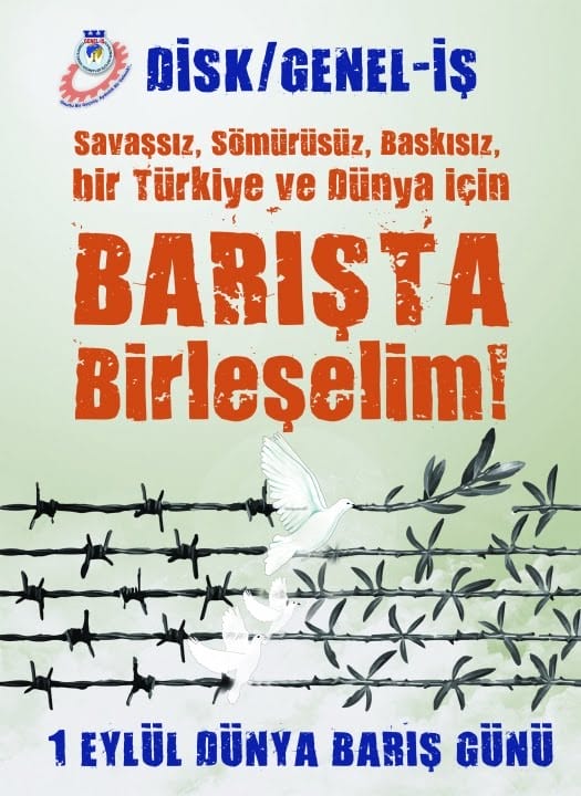 1 Eylül Dünya Barış Günü’nde Barış ve Demokrasi Talep Ediyoruz